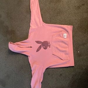 Pink playboy hoodie